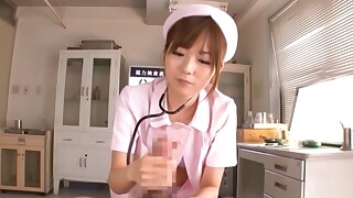 cumshot cute fetish foot-fetish footjob handjob hot japanese nurses