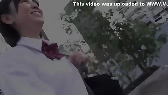 Really Wild Outdoor Japanese Teen Blowjob