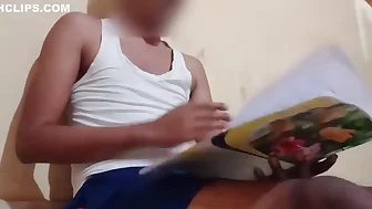 Indian Stepmom Caught Stepson Masturbation While Studying