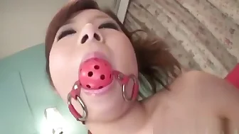 Amu Kosaka Gagged And Fucked In Rough Manners