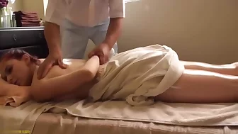 AMWF White Girl interracial with Asian guy 480p