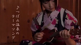 Best Japanese chick Tsubomi in Hottest natural tits, fingering JAV clip