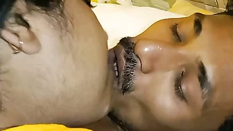 Indian sexy bhabhi hot real fucking with young lover! Hindi sex