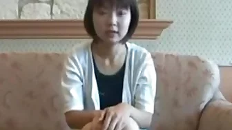Japanese Milf fingers her pussy before getting fucked.