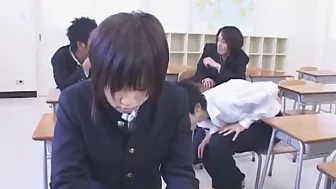 Hottest Japanese slut Riko Sakura in Exotic Blowjob, College JAV scene