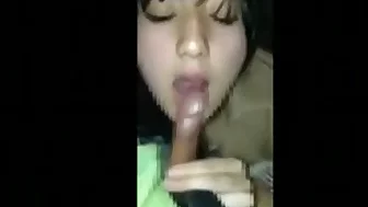 Charming Oriental Girl Showing Off Her Amazing Cocksucking