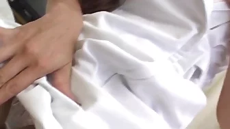 Erena Fujimori nurse gives blowjob to patient