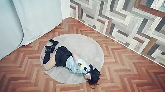 Female Police Officer Tries to Escape